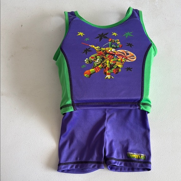 🏁 Ninja turtle flotation suit size 4-6 - Picture 1 of 4